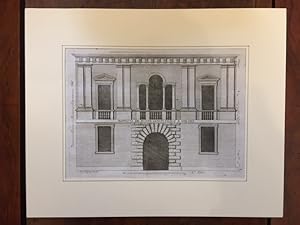 Bild des Verkufers fr Fabbrica Nobil Signor Battista Monte Vicentino (Basso sinistra) G. Dall'Acqua scul. (Basso destra) T XXV. [Palazzo Da Monte a Vicenza] zum Verkauf von Studio Bibliografico Malombra