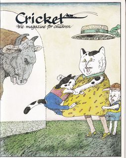 Seller image for CRICKET Magazine April 1990 Volume 17 No. 8 Colored Inks by Friso Henstra Cover for sale by Never Too Many Books