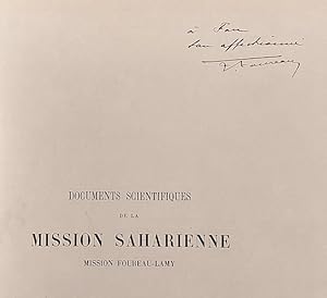 Image du vendeur pour Documents Scientifiques de la Mission Saharienne : Mission FOUREAU-LAMY. D'Alger au Congo par le Tchad. mis en vente par DKB LIVRES ANCIENS