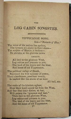 THE HARRISON AND LOG CABIN SONG BOOK