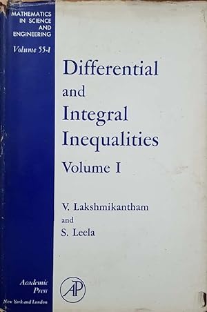 Seller image for Differential and integral inequalities. Volume I for sale by librisaggi