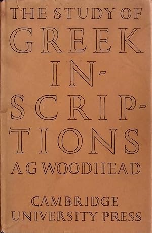 Imagen del vendedor de The Study of Greek Inscriptions a la venta por Barnaby