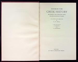 Sources for Greek History Between the Persian and Peloponnesian Wars