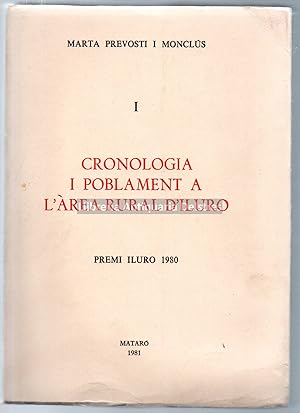 Imagen del vendedor de Cronologia i poblament a l'rea rural d'Iluro. a la venta por Llibreria Antiquria Delstres