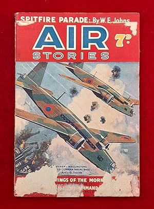 Air Stories Flying Thrills And Aerial Adventures Vol. 10 No. 3 March 1940 - W.E. Johns Spitfire P...