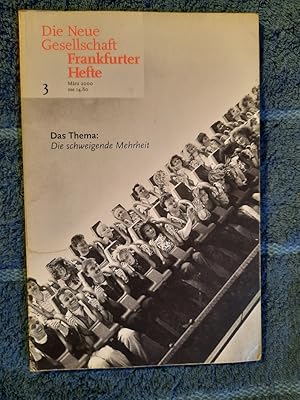 Die neue Gesellschaft - Frankfurter Hefte, Heft 3 März 2000.