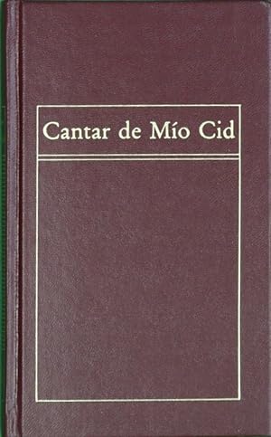 Imagen del vendedor de Cantar de mío Cid a la venta por Librería Alonso Quijano