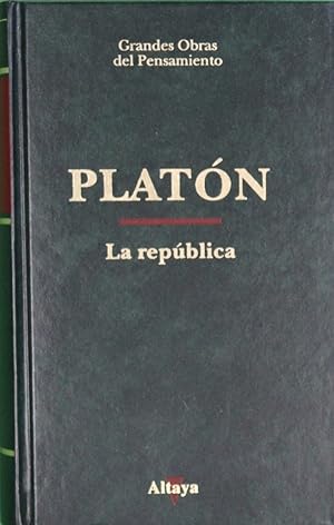 Imagen del vendedor de La república a la venta por Librería Alonso Quijano