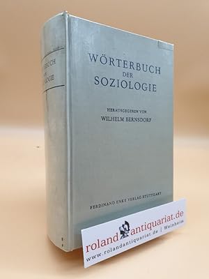 Image du vendeur pour Wrterbuch der Soziologie mis en vente par Roland Antiquariat UG haftungsbeschrnkt