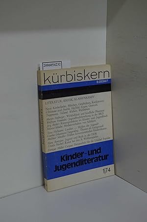 Imagen del vendedor de Krbiskern - Literatur, Kritik, Klassenkampf / 1/74 / Kinder- und Jugendliteratur a la venta por ralfs-buecherkiste