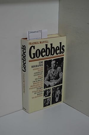 Bild des Verkufers fr Goebbels - Eine Biographie zum Verkauf von ralfs-buecherkiste