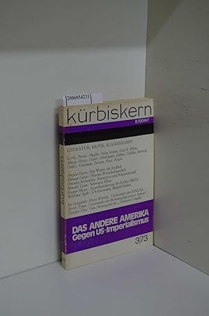 Imagen del vendedor de krbiskern - Literatur, Kritik, Klassenkampf / 3/73 / Das andere Amerika * Gegen US-Imperialismus a la venta por ralfs-buecherkiste