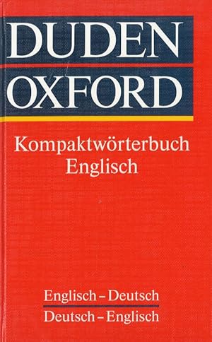 Immagine del venditore per Duden Oxford Kompaktwrterbuch Englisch Englisch-Deutsch Deutsch-Englisch venduto da Flgel & Sohn GmbH