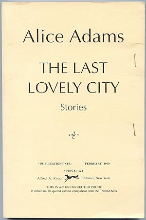 Seller image for The Last Lovely City: Stories for sale by Between the Covers-Rare Books, Inc. ABAA