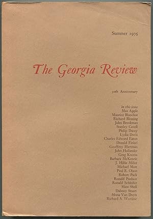 Bild des Verkufers fr The Georgia Review - Volume XXX, Number 2, Summer 1976 zum Verkauf von Between the Covers-Rare Books, Inc. ABAA