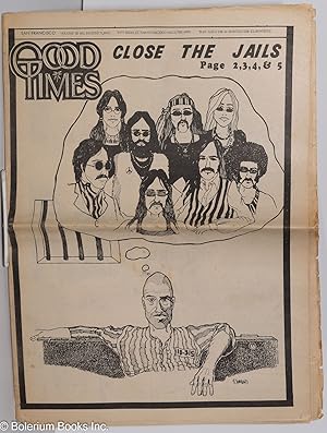 Seller image for Good Times: vol. 3, #23, June 5, 1970: Close the Jails for sale by Bolerium Books Inc.