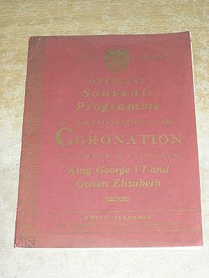 Seller image for Borough Of Chatham Official Souvenir Programme Of The Celebrations Of The Coronation Of Their Majesties King George VI and Queen Elizabeth for sale by Neo Books