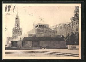 Ansichtskarte Moskau, Strassenpartie mit Kirche