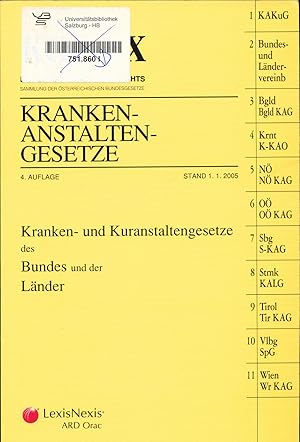Immagine del venditore per KODEX Krankenanstaltengesetze venduto da avelibro OHG