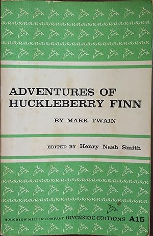 Bild des Verkufers fr Adventures of Huckleberry Finn (Riverside Editions) zum Verkauf von The Book House, Inc.  - St. Louis