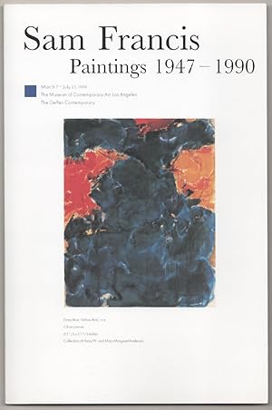 Bild des Verkufers fr Sam Francis: Paintings 1947-1990 zum Verkauf von Jeff Hirsch Books, ABAA