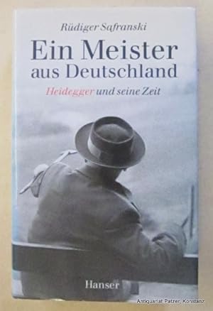 Bild des Verkufers fr Ein Meister aus Deutschland. Heidegger und seine Zeit. Mnchen, Hanser, 1994. 537 S., 2 Bl. Or.-Lwd. mit Schutzumschlag; dieser am Rcken leicht verblasst. (ISBN 3446178740). zum Verkauf von Jrgen Patzer