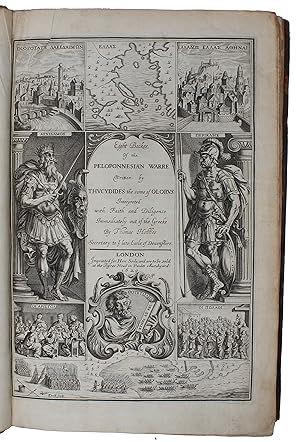 Bild des Verkufers fr Eight Bookes of the Peloponnesian Warre. Interpreted with Faith and Diligence Immediately out of the Greeke by Thomas Hobbes. - [FIRST EDITION, FIRST ISSUE OF HOBBES'S FIRST PUBLISHED WORK] zum Verkauf von Lynge & Sn ILAB-ABF