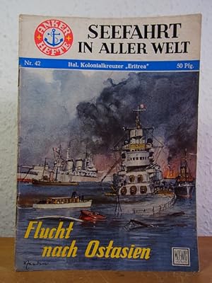 Bild des Verkufers fr Anker-Hefte - Seefahrt in aller Welt. Nr. 42: Italienischer Kolonialkreuzer "Eritrea". Flucht nach Ostasien zum Verkauf von Antiquariat Weber