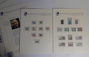 Die Briefmarken der DDR 1949-1990. hier: Die Wendejahre 1981-1990. Komplett mit allen (22) Brief-...
