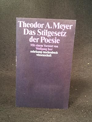 Image du vendeur pour Das Stilgesetz der Poesie mis en vente par ANTIQUARIAT Franke BRUDDENBOOKS