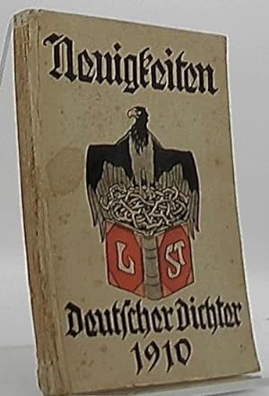 Image du vendeur pour Neuigkeiten Deutscher Dichter 1910 mis en vente par Antiquariat Unterberger