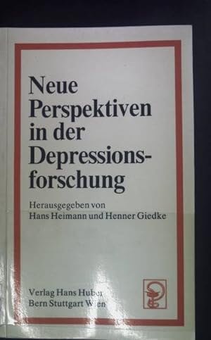 Bild des Verkufers fr Neue Perspektiven in der Depressionsforschung. zum Verkauf von books4less (Versandantiquariat Petra Gros GmbH & Co. KG)