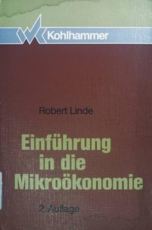 Seller image for Einfhrung in die Mikrokonomie. for sale by books4less (Versandantiquariat Petra Gros GmbH & Co. KG)