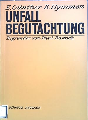 Imagen del vendedor de Unfallbegutachtung. a la venta por books4less (Versandantiquariat Petra Gros GmbH & Co. KG)