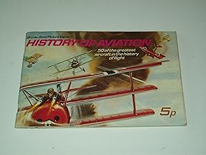 Imagen del vendedor de History of Aviation: 50 of the greatest aircraft in the history of flight [Brooke Bond Picture Cards] a la venta por Rodney Rogers
