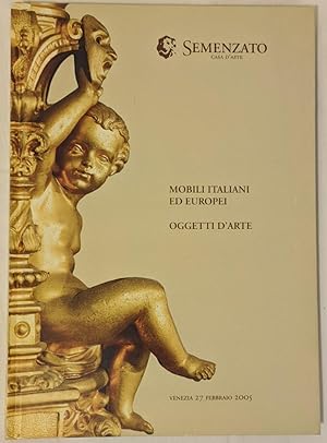 Mobili italiani ed europei. Oggetti d'arte (asta 1278)