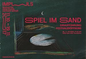 Seller image for Programmheft Urauffhrung SPIEL IM SAND 11. Oktober 2017 Oper Halle Festivalerffnung for sale by Programmhefte24 Schauspiel und Musiktheater der letzten 150 Jahre