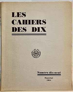 Les cahiers des dix (exemplaire signé), no 19