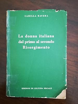 Immagine del venditore per La donna italiana dal primo al secondo Risorgimento venduto da librisaggi