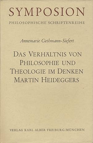 Bild des Verkufers fr Das Verhltnis von Philosophie und Theologie im Denken Martin Heideggers. zum Verkauf von Antiquariat Lenzen