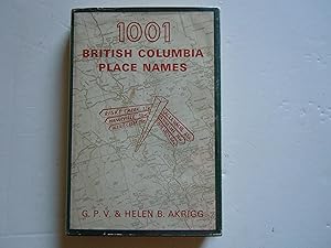 Immagine del venditore per 1001 British Columbia Place Names venduto da Empire Books