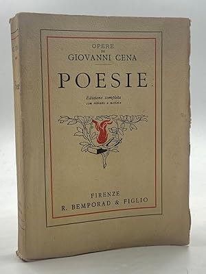 Seller image for POESIE. Madre - In Umbra - Homo. Edizione complete con ritratto e notizia. for sale by Libreria antiquaria Dedalo M. Bosio