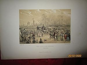 Imagen del vendedor de FTE POUR LA PAIX GNRALE - 9 NOVEMBRE 1801 " LITHOGRAPHIE COLORIE de Victor ADAM a la venta por LA FRANCE GALANTE