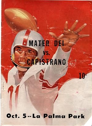 Mater Dei Vs Capistrano 1955 Program