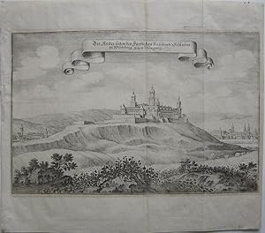 Bild des Verkufers fr Die Ander seiten des Frstlichen Residentz Schlosses zu Wrtzburg gegen Nidergang zum Verkauf von Antiquariat Werner Steinbei