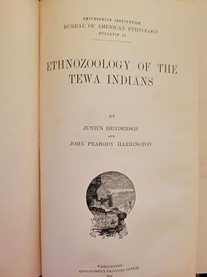 Seller image for Ethnozoology of the Tewa Indians for sale by Casa Camino Real