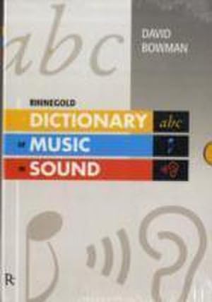 Image du vendeur pour Dictionary Of Music In Sound mis en vente par AHA-BUCH GmbH