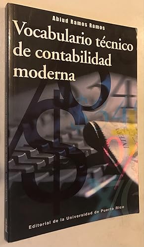 Seller image for Vocabulario tecnico de contabilidad moderna/ Technical vocabulary of modern accounting system: Null (Spanish Edition) for sale by Once Upon A Time