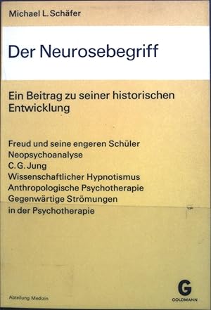 Bild des Verkufers fr Der Neurosebegriff : ein Beitrag zu seiner historischen Entwicklung. Das wissenschaftliche Taschenbuch ; 29 zum Verkauf von books4less (Versandantiquariat Petra Gros GmbH & Co. KG)