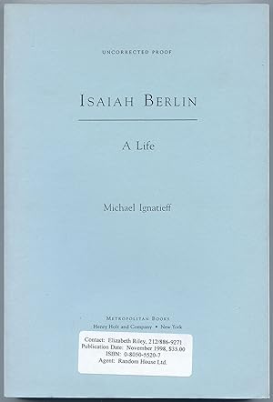 Seller image for Isaiah Berlin: A Life for sale by Between the Covers-Rare Books, Inc. ABAA